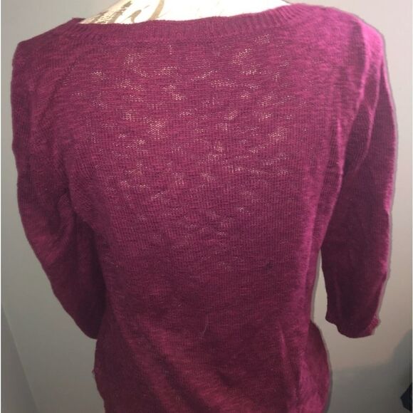 Plum Sweater-EUC-Small   - Picture 2 of 2